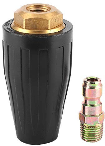 KELFEEAO Buse Turbo 3600PSI 1/4 Pouces, Embouts De Nettoyeur Haute Pression, Pointe De Pulvérisation Rotative pour L'élimination de la Rouille(3.0 GPM)