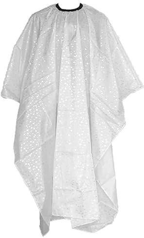 Didiseaon Hair Cutting Gown - Soft Waterproof Cape with Buckle Closure for Adults and Kids Ideal for Salon and Home Use 160X140Cm