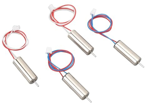 4 Stück 7 X 20 Mm Motor, 720 Kernlose Motoren für Selbstgebaute RC-Drohnen, Quadrocopter, Drohnenmotor aus Aluminiumlegierung, Leicht