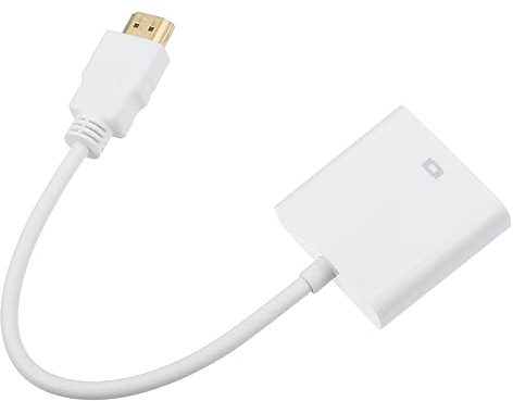 Yardenfun Digitaler Video-zu-vga Adapterkabel Langlebiger Video-ausgangskonverter Für Computer Laptop Dvd Full Hd Übertragung Einfache Installation Kompatibel Mit Monitor Und Projektor