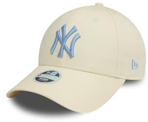 New Era Baseball Cap Women's League Essential 9Forty New York Yankees Light Coral Pastel Blue