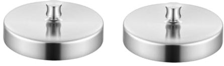 BESPORTBLE 2pcs Stainless Steel Burger Presser Round Patty Maker for Home Kitchen Meat Pressing Mold for Hamburgers Smasher for Stuffed Burger