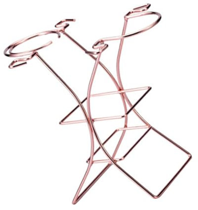 Garneck Strong Bearing Capacity Wine Cup Holder Iron Wine Glass Rack Simple Design