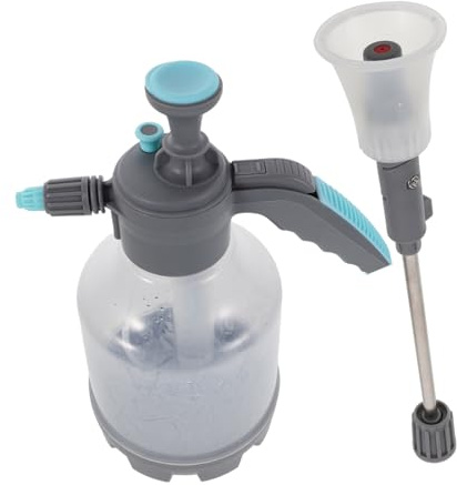 Mikikit Flacone Spray Pompa Manuale Portatile Flacone Spray Ad Alta Pressione Tubo Flessibile Per Giardinaggio Cura Auto e Piante Da Interno