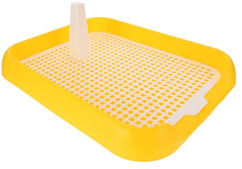 FUTUREORYY Anti rutsch Hundetoilette für Kleine und Mittlere Hunde Tragbares Indoor hundeklo mit Ergonomischem Design Sicherer Kunststoff mit Griff für Einfache Reinigung und Platzsparende