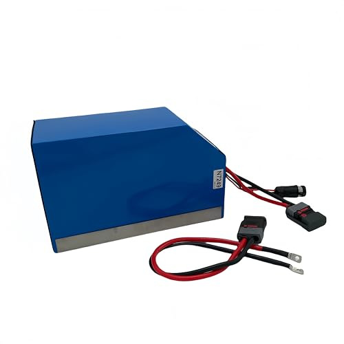 CHAOZHU 72V 40AH/45AH/49AH 150-200A Batería de Litio del Bombardero furtivo del Cuerpo graso más poderosa con Cargador 6A o 10A (72V 49AH, Cargador 84V 10A)