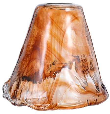 TOBBOMEY Paralume in Vetro Retrò per Lampada Sospensione con Paralume Vintage per Soffitto e Parete Copertura Lampada in Vetro Resistente per Camera da Letto e Veranda