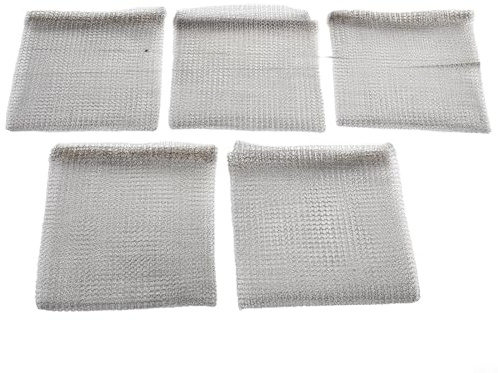 Lot de 5 paniers en acier inoxydable pour protéger les arbres fruitiers, arbustes et légumes (35 x 35 cm)