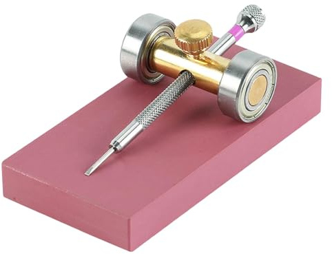KiBcsLic Strumento Multifunzione per Affilare Cacciaviti Da Orologiaio con Pietra Abrasiva