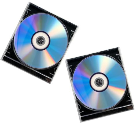 NESTINGHO Discos CD Virgen para Grabar Música y Llamadas Telefónicas con Alta Capacidad y Efecto Profesional, Incluye Estuche de Plástico para Oficina y Proyectos