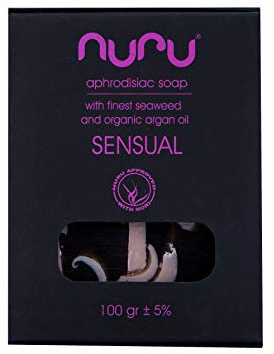 Nuru Massage Seife Sensual 100 g – natürliche Massageseife mit pflanzlichen Ölen, feuchtigkeitsspendend & hautpflegend, für entspannende Anwendungen & sanfte Reinigung, ideal für empfindliche Haut