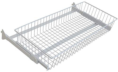 Element System Drahtkorb mit Auszug 800x350 weiß