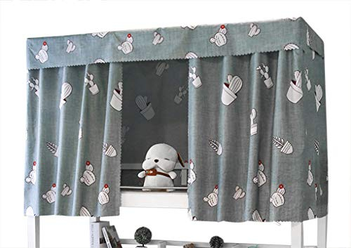 BAO CORE Bettvorhang Hochbett Etagenbett Schlafsaal Mid-Sleeper Bett Zelt Vorhang Tuch Baldachin Verbreitung Blackout Vorhänge Staubdicht Moskito Schutz Bildschirm Net Studentenwohnmein Moskitonetz