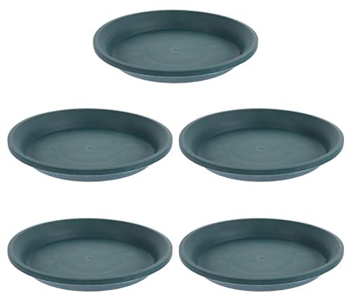 YARNOW 5stücke Blumentopf Untersetzer Teiliges wasserdichte Pflanzenschalen Für Innen Außen Anti-rutsch Für Bonsai Pflanzen Robustes Kunststoffmaterial Perfekter Schutz Für Böden