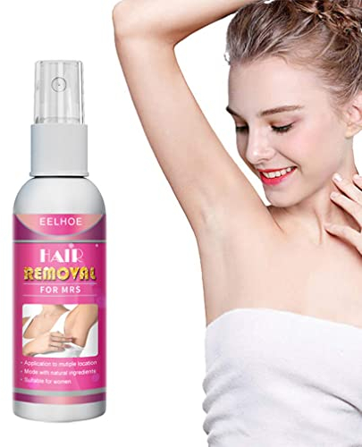 50ml Hair Removal Inhibitor for Men and Women, Haarentfernungshemmer für Frauen und Männer, 100% natürliches Spray zur dauerhaften Haarentfernung, Haar-Stop-Wachstumsspray (Frauen)