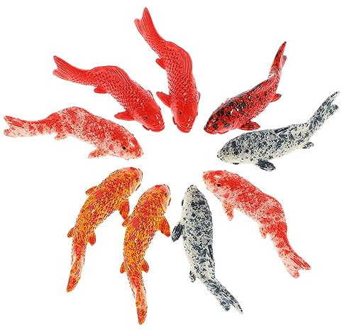 Gatuida 20stücke Schwimmende Fische Dekoration Aquarium Kunstfisch Kleine Fischfigur Dekorative Figur Für Terrarium Landschaftsbau Simulation Fisch Modell