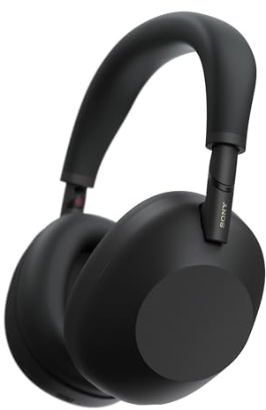 Sony WH-1000XM6 Flagship Noise Cancelling Over-Ear Wireless Bluetooth Headphones, Signature Hi-Res Sound, Ultimate Comfort, Foldable Design, Durable Case, 30 HR Battery, iOS & Android - Black