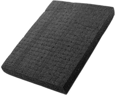 BESTYASH Inserto de Espuma para Joyería 330X250X50 MM Almohadilla Negra para Caja de Anillos y Pendientes Bandeja Protectora para Exhibir y Organizar Joyas Pequeñas Estuche Seguro y