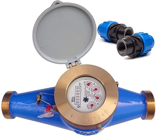 Multi-Jet Cold Water Meter 1 BSP (25mm) with K=1 Pulse and MDPE Fittings