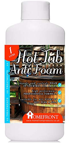Homefront Anti Foam - Removes Surface Foam From Hot Tub, Spa and Whirlpool Water - Suitable for All Hot Tubs (1 Litre)