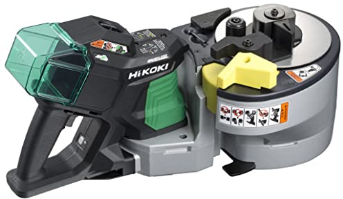HiKOKI Akku-Bewehrungsschneider VB3616DA, Baustahl Schneid- & Biegegerät | 36V Brushless, 10-16 mm Leistung, Automatischer Rücklauf, Montage-Einsatz, Inkl. Messer & Schlüssel, Ohne Akku & Lader