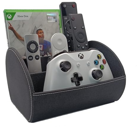 Controller Holder PS4, PS5, Xbox, Switch Gaming Accessories and Headphone Stand, Remote Control Holder & Organiser – CEG-31 Park & Play Black by Connected Essentials