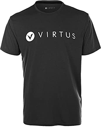 VIRTUS Funktionströja för män, Edwardo, M S/S, logotyp, T-shirt
