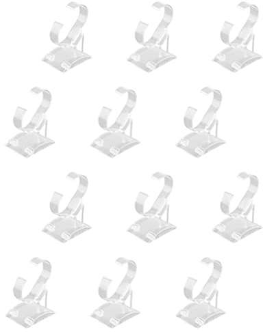 STOBOK 12stücke Uhrenhalter Ständer Armbanduhr Halter Schmuckständer Armbandorganisatoren Armbandhalter Uhrenorganisator Armreiforganisator Aufbewahrungstabletts