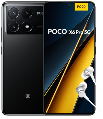 XIAOMI POCO X6 Pro 5G, Téléphone Mobile 12/512Go Noir, Carte SIM Non Incluse, Smartphone Android, Version FR