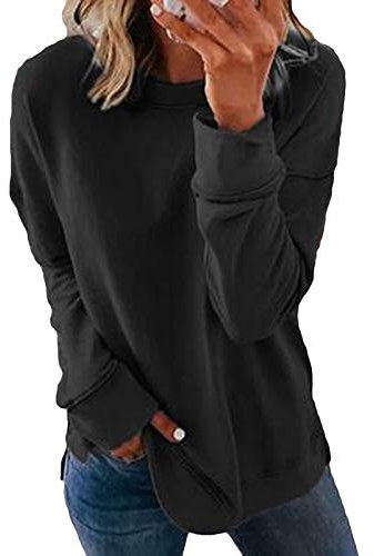 NNGOTD Oversize Pullover Damen lang rot Sweatshirts Damen Print Damen Hoodie weiß Oversize Kangaroos Damen Jacke Winter Leder Mantel Damen enges Langarmshirt Damen kurz Weihnachtspullover Oberteile