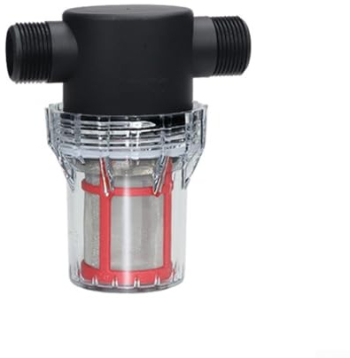ARMYJY Filtre de pompe à eau 1,9 cm 200 mailles en ligne Filtre d'irrigation pour tuyau d'entrée d'eau Filtre
