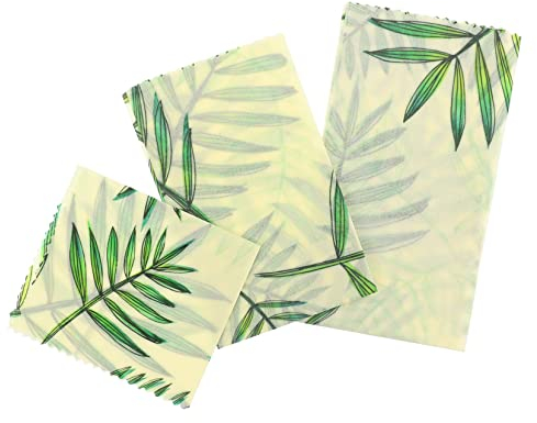 TOPBATHY 9 Stk Bienenwachspapier Ölbeständige Wickelpapiere Lebensmittelverpackungspapier Kuchen Verpackungspapiere Bienenwachstücher Zum Verpacken Antihaftfolien Bonbonpapier Vegan