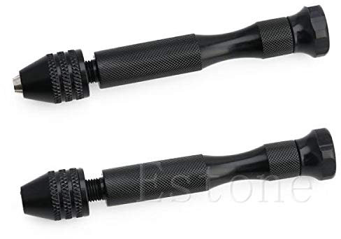 Mini perceuse manuelle en aluminium de 0,3 à 3,2 mm avec mandrin Twsit Micro perceuse outil de foret hélicoïdal