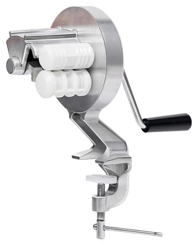 Máquina de macarrones de mano, juego de herramientas para hacer cavatelli, práctica máquina de prensa de fideos | Máquina manual de acero inoxidable, máquina manual de pasta con manivela, máquina para