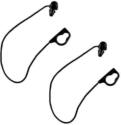 2 PCS Car Rear Parcel Shelf Strap, 13367836 for CORSA D CORSA E 5 Door Accessory Car Interior Fittings Replacement Parts, Black