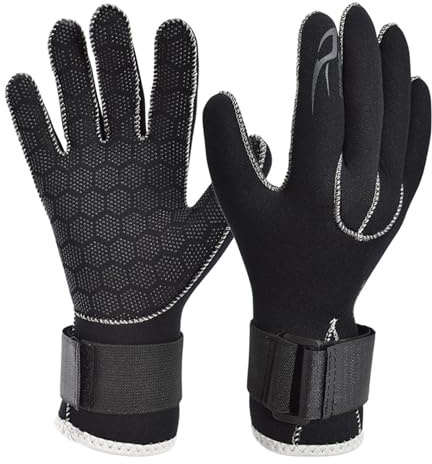 Gants de plongée imperméables et antidérapants – Gants de pêche pour Crabe, équipement de plongée, équipement de plongée pour la Natation, la plongée, la pêche, pour Homme et Femme
