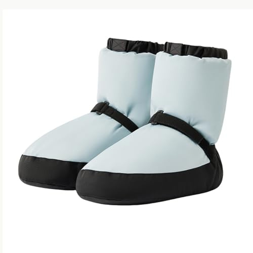 KAISUN Bota de Ballet, Botas de Calentamiento, Botas de Ballet Cálidas, Zapatos de Baile, Botas de Invierno, Zapatos de Entrenamiento de Calentamiento(Light Blue,XS(32-35))