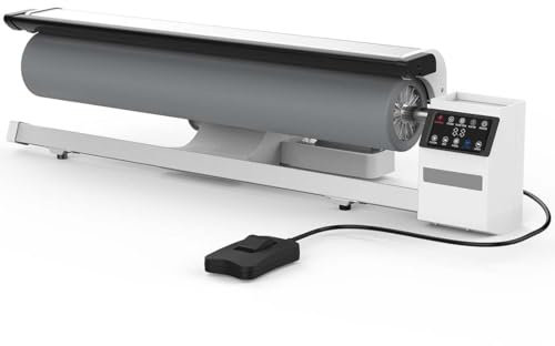 YXFAZPP Presse à Vapeur Commerciale à Rouleau Rotatif pour Linge et draps d'hôtel | Défroisseur à Vapeur Industriel en Tissu 2950W avec pédale | Repasseuse à Vapeur Continue pour Le Linge