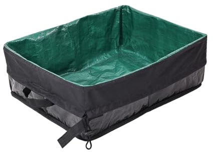 Portable Livestock Box - Cat Traven Sandbox | Folding for Cats | Low Antifugas Input | Folding and Light, Ideal for Car Trips, Indoor Use