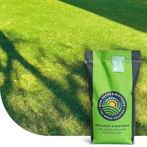 MRS Shade & Sun : Semences de gazon ombre et soleil - 2 kg pour 100 m² - Réduit la mousse - Gazon sain et résistant - Convient aux pelouses d’ornement et de jeu