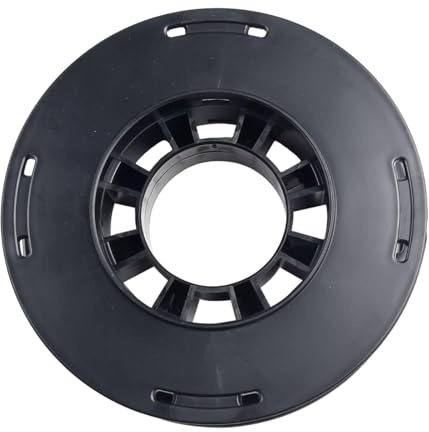 Avvolgicavo vuoto in plastica, 150 mm, per organizzare cavi, luci natalizie, corde e cavi Ethernet