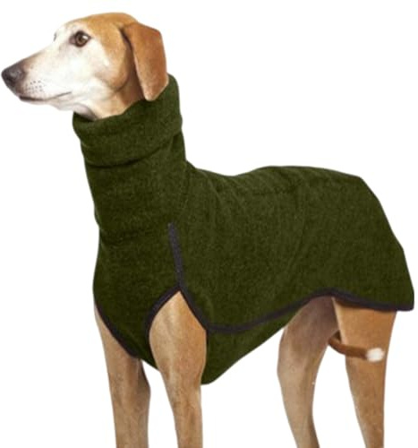 GWAWG Sweater Lurcher léger, Combinaison à col de Tortue à Vent pour Chiens, Pull Hiver Chaud vêtements pour Chiens Pull Pyjamas