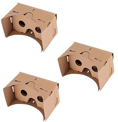 Ehwisbe 3X 6 Occhiali da Vista in Pollice DIY 3D VR Realtà Virtuale per Cartone
