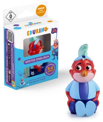 Edurino Figur Niki Erstes Englisch ab 4 Jahren inkl. App | Innovatives & digitales Lernspiel | Spielerisches Englisch Lernen für Kinder | Über 150 Wörter & Phrasen (Figur Niki)