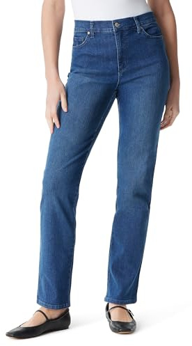 Gloria Vanderbilt Women's Amanda Classic High Rise Tapered Jean Standard, Frisco, 14 Long