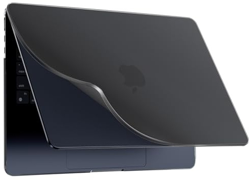 BlueSwan PP Cover Compatible with MacBook Air 13 inch Case M5 M4 M3 M2 2026 2025 2024 2022 A3449 A3240 A3113 A2681 Crack-resistant Anti-Fingerprint Matte Protective Shell Mac 13.6 - Frosted Black