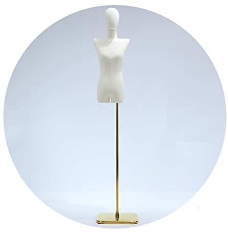 Weiblicher Torso-Körper Einer Schaufensterpuppe, professionelles Dummy-Modell mit Stoffkopf, höhenverstellbare Schaufensterpuppen für Verkaufspräsentationen von Kleidung, 2 Stile