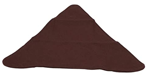 HWGING Dreibein-Hocker, Tragbar, Faltbar, Dreieck-Hocker, Handgefertigt, Kratzfestes Segeltuch, Camping-Hocker, Stoff Zum Angeln (Bräunen)