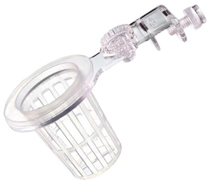 Aquarium-Pflanzenhalter zum Aufhängen für Aquaponische Pflanzen, Pflanzenhalter mit Schlitzen und Löchern für Aquarien
