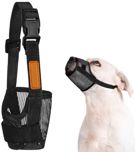 Hund Maulkorb, Maulkörb für Hund, Hunde Maulkorb für Kleine Mittlere und Große Hunde Verhindert Das Beißen